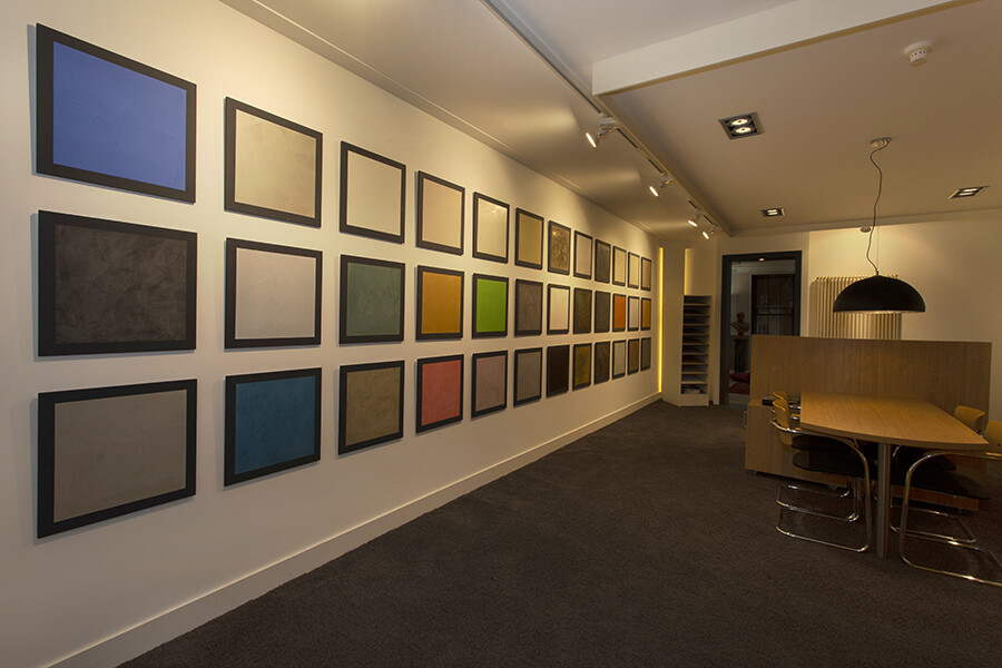 Wandafwerkingen showroom JG