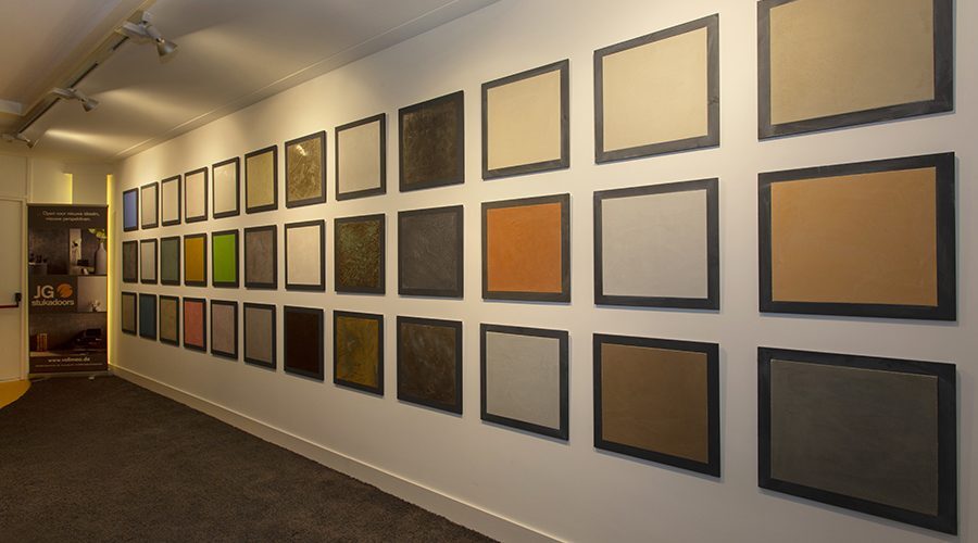 Showroom JG Stukadoors JG Stukadoors showroom foto