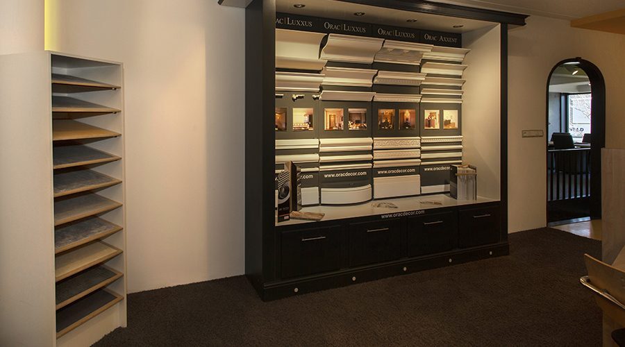 Showroom JG Stukadoors lijstenwerk showroom jg stukadoors