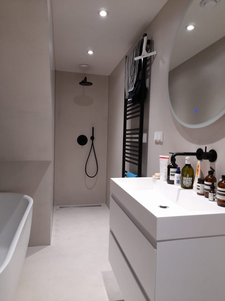 beton ciré badkamer
